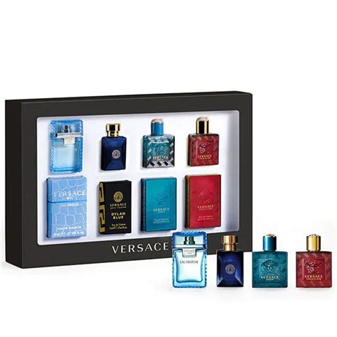 versace men's gift sets|miniature men's aftershave sets.